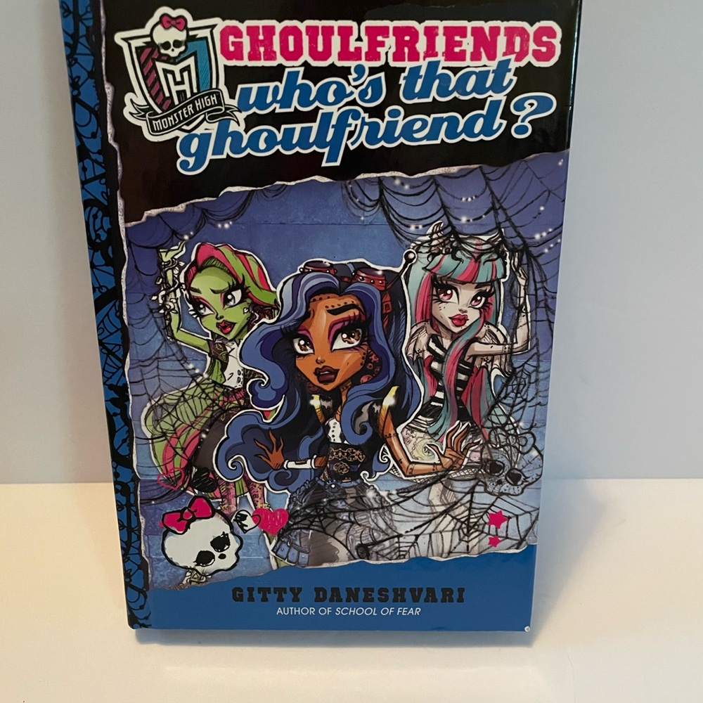 Monster High Book with Blue and Black Cover